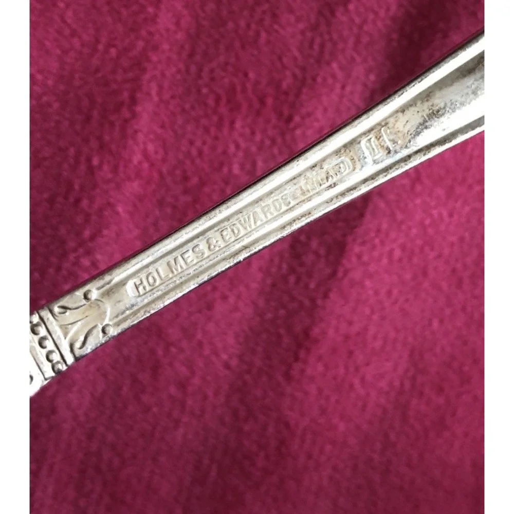 Vintage Holmes & Edwards Century Inlaid Flatware 1 Tablespoon & 1 Salad Fork